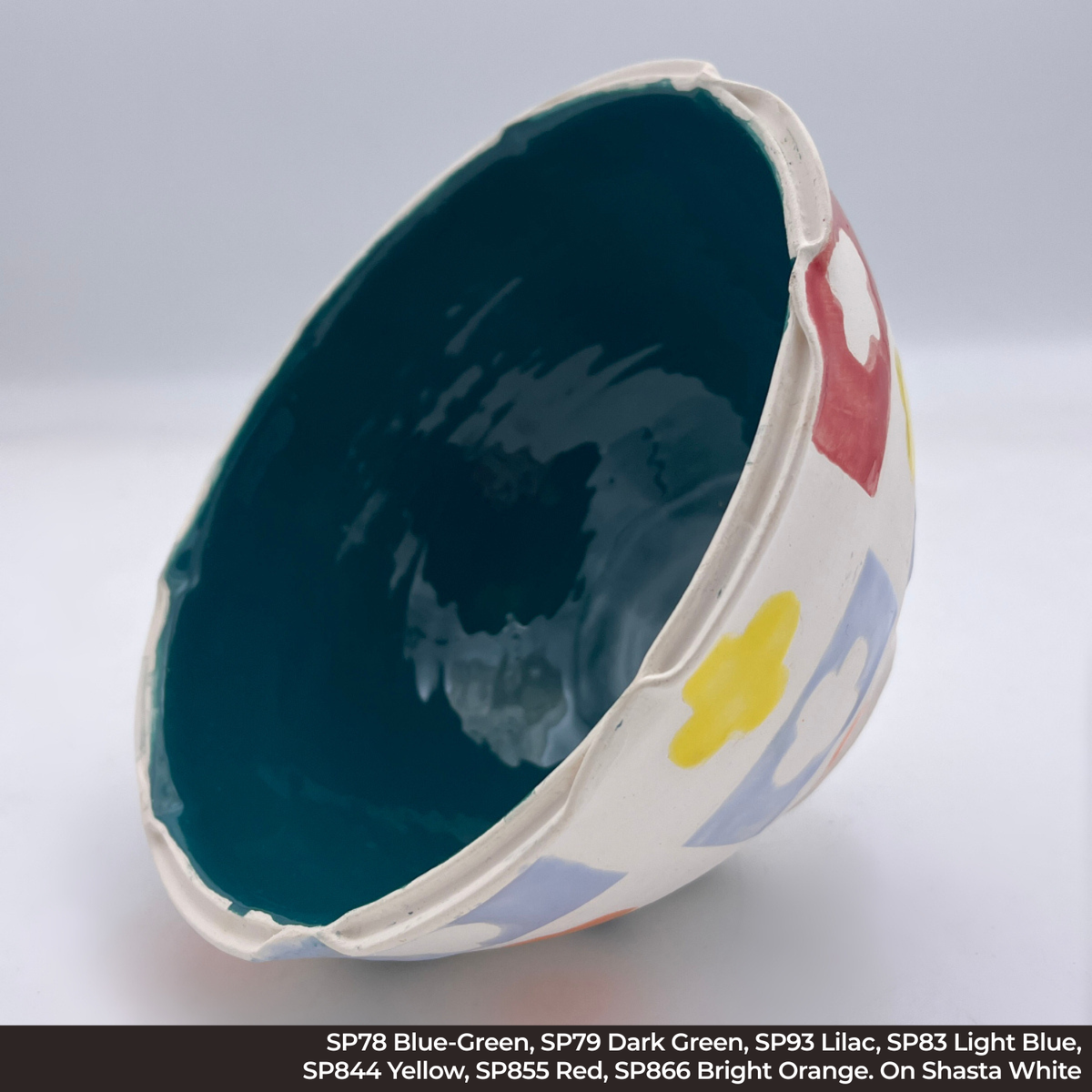 jaffe スノーボード 753 グリーン/ブルー SP78 - Blue-Green Low-Fire Glaze | Seattle Pottery Supply
