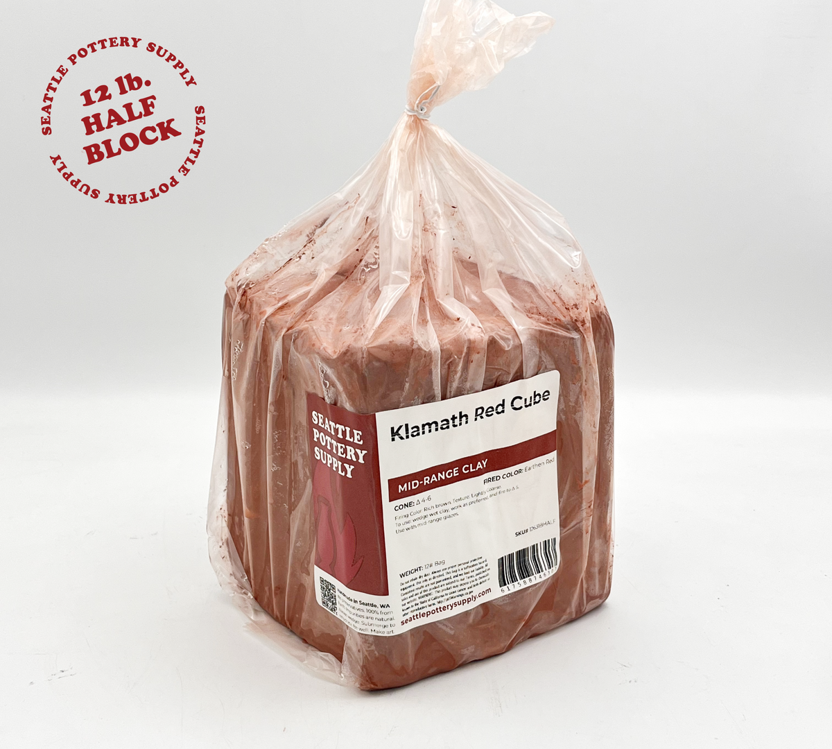 SP631 Klamath Red Pottery Clay | Seattle Pottery Supply