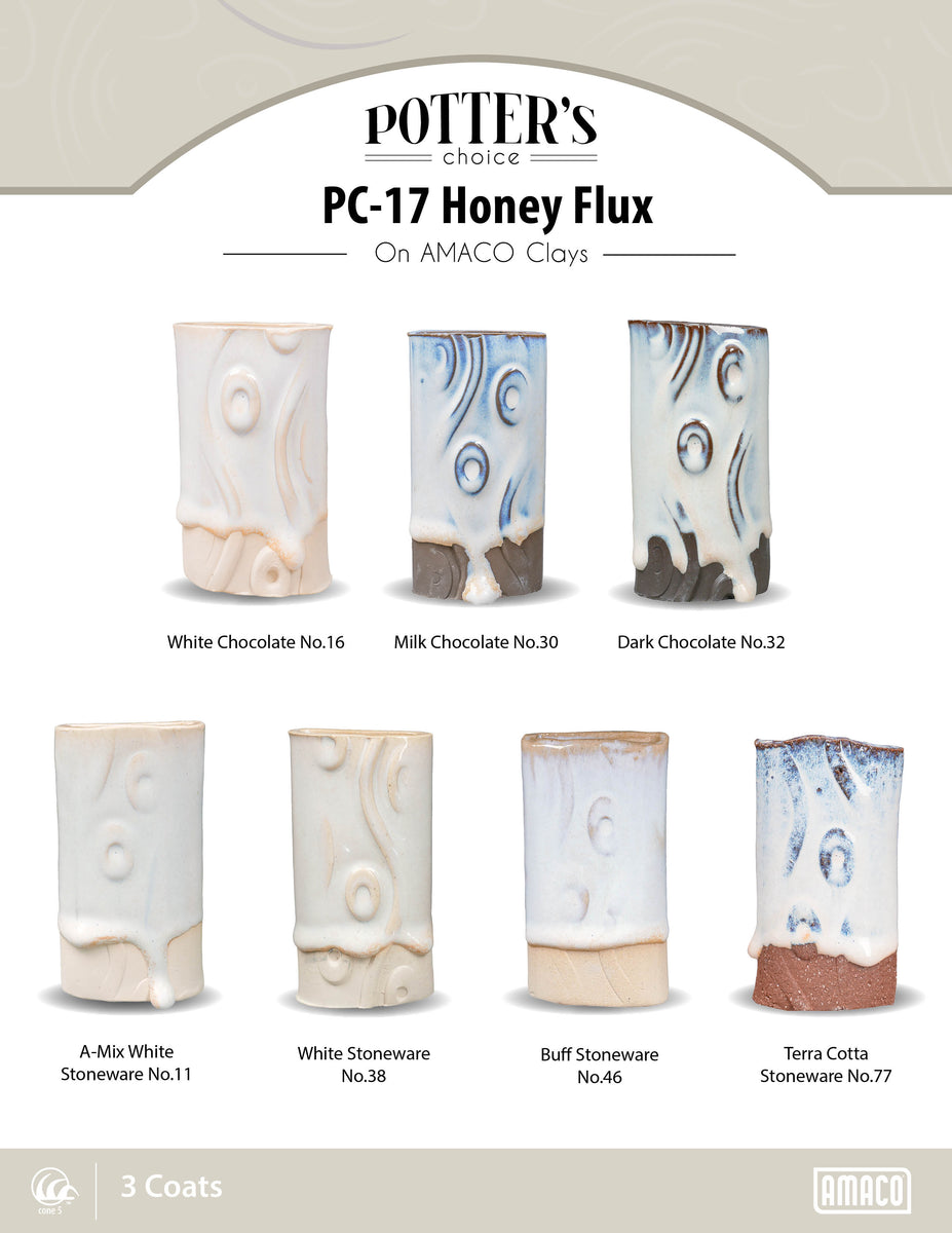 PC-17 Honey Flux | Seattle Pottery Supply