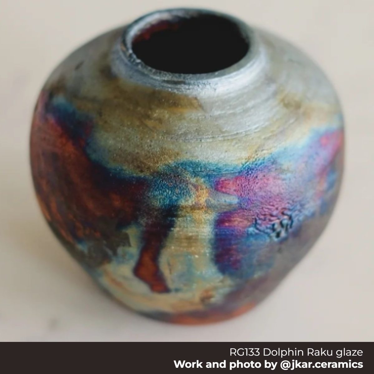 工芸品 raku RG133 - Dolphin | Seattle Pottery Supply