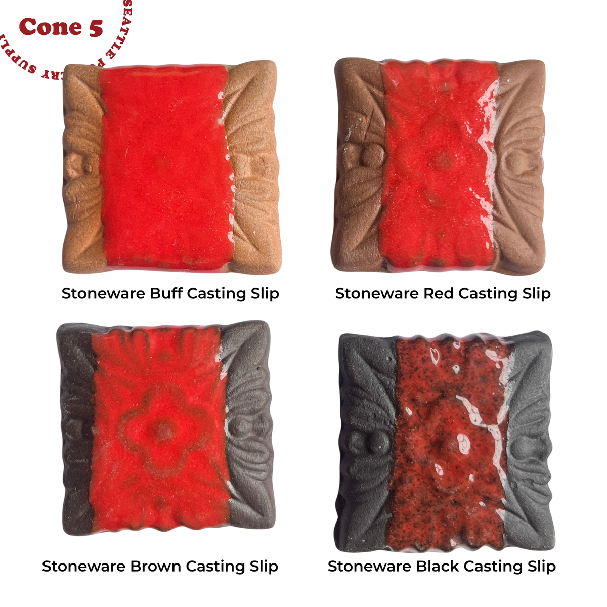 ボンボネロ　レッド　シリコン SC073 - Stroke & Coat® Candy Apple Red | Seattle Pottery Supply