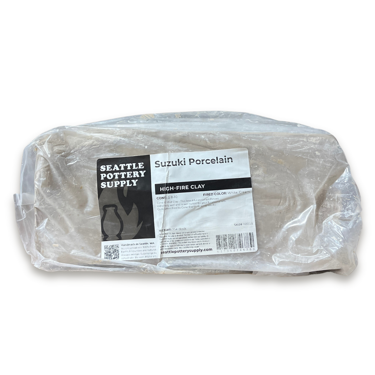 SP805 Suzuki Porcelain Clay | Seattle Pottery Supply