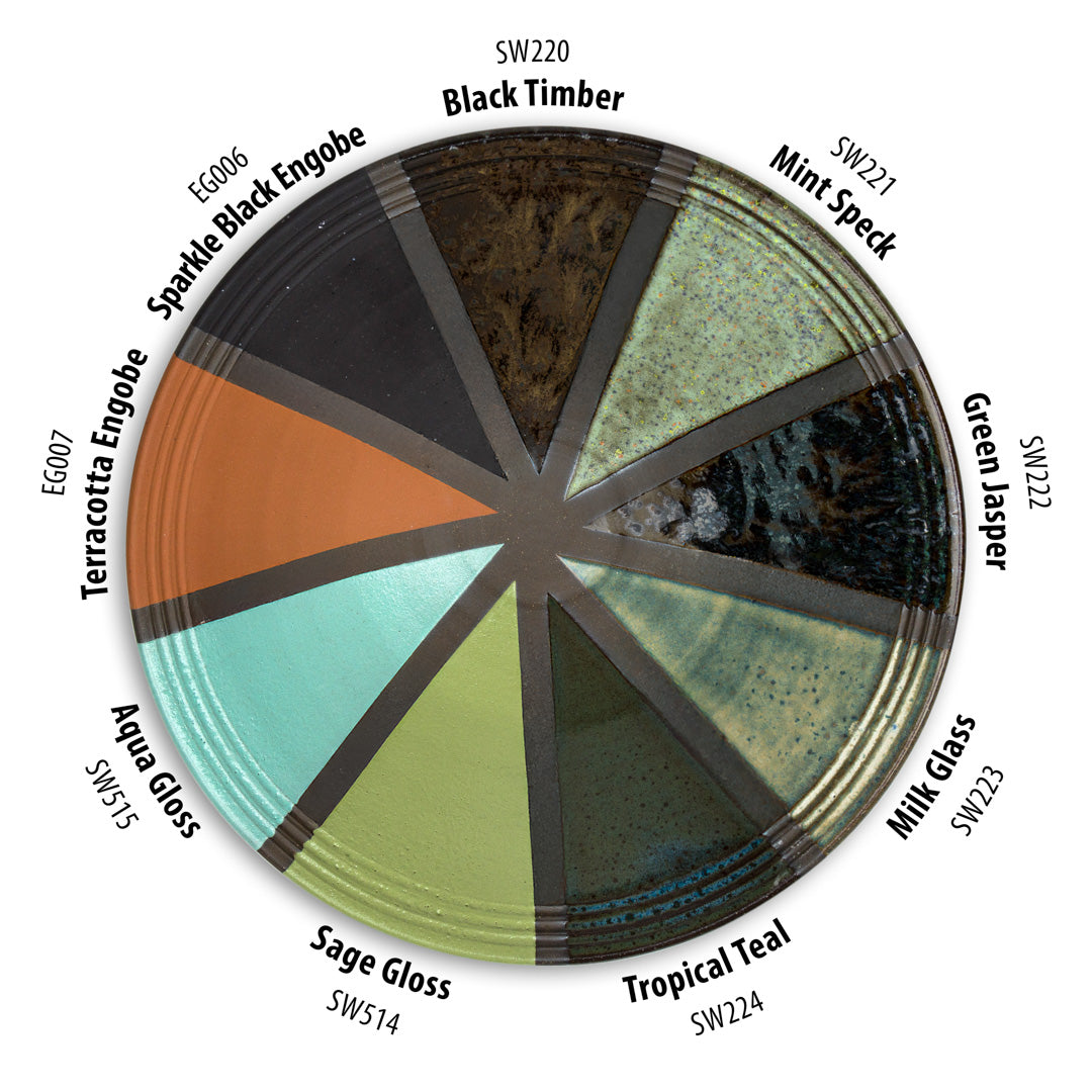 SW222- Green Jasper | Seattle Pottery Supply