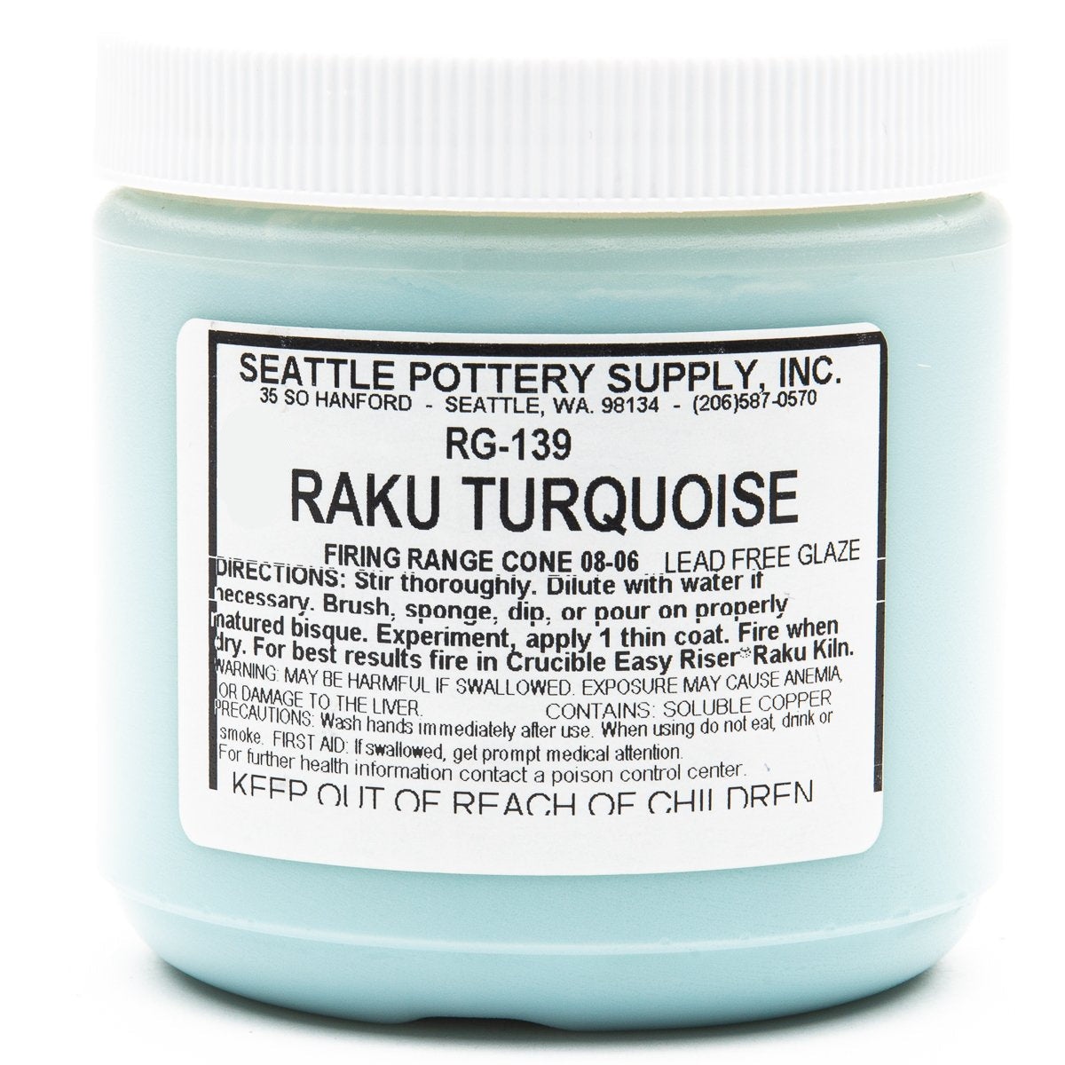 RG139 - Raku Turquoise | Seattle Pottery Supply