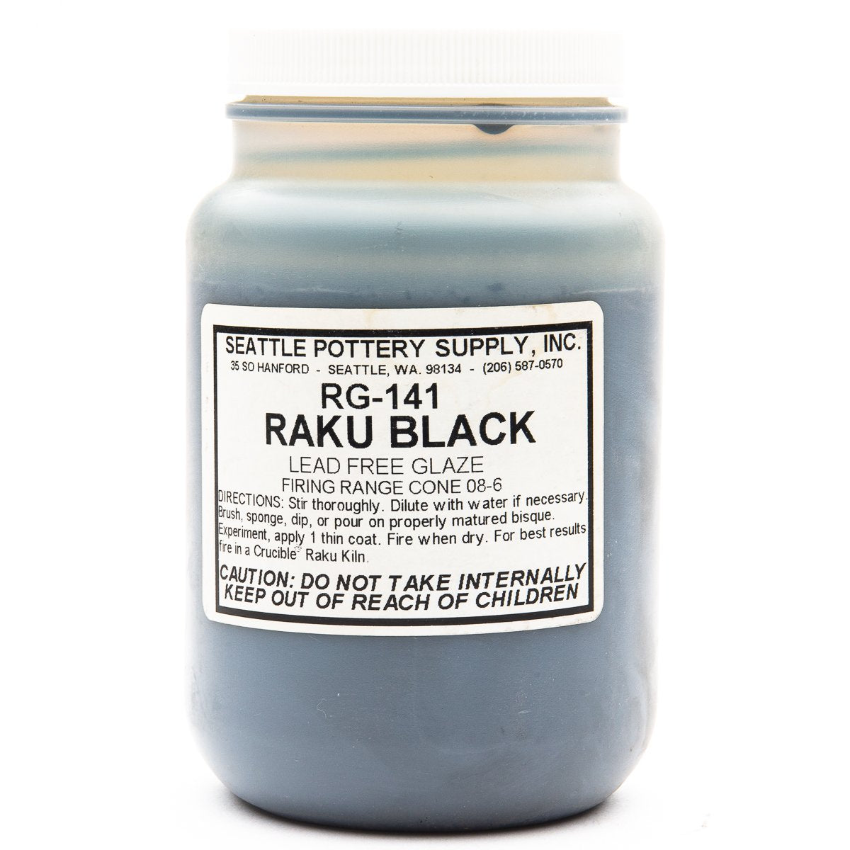 RG141 - Raku Black | Seattle Pottery Supply