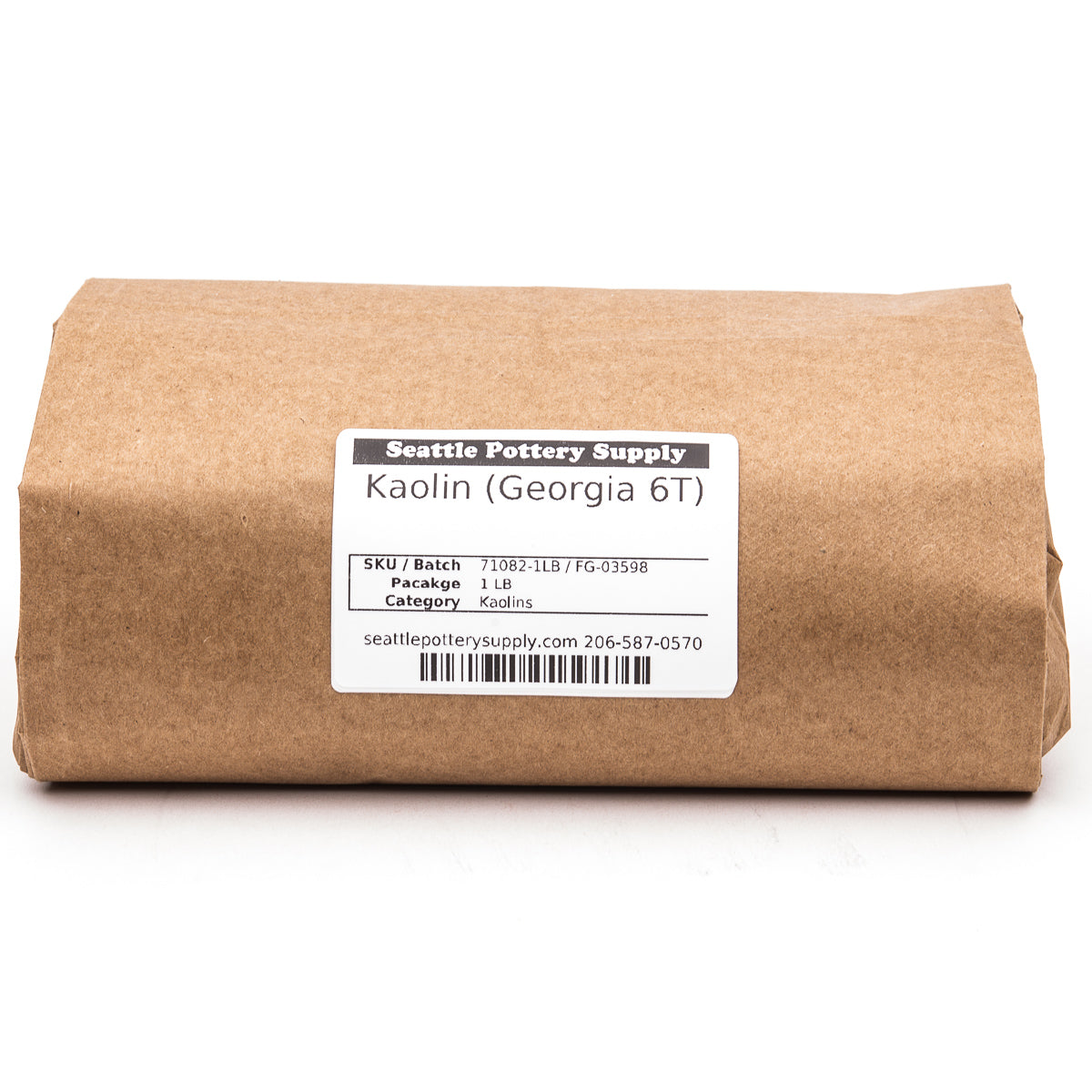 Kaolin (Georgia 6T) | Seattle Pottery Supply