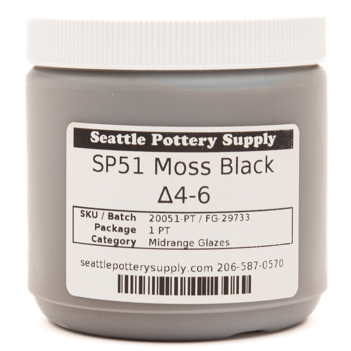 SP51 - Moss Black | Seattle Pottery Supply