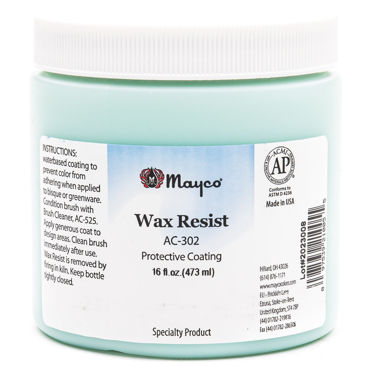 Wax Resist - Mid-South Ceramics