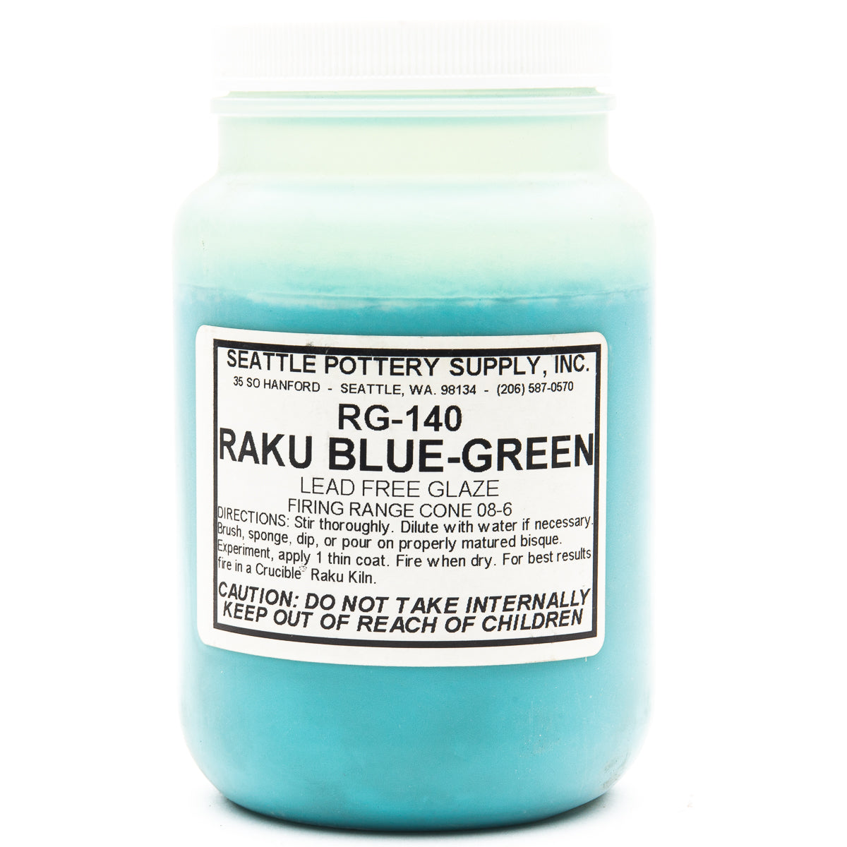 RG140 - Raku Blue-Green | Seattle Pottery Supply