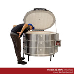 25 Inch Top-Loading Electric Kiln