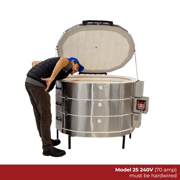 25 Inch Top-Loading Electric Kiln