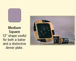 Plaster Medium Square Slump/Hump Mold | Seattle Pottery Supply