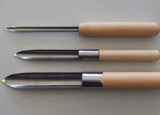 Hole cutters W/Wood Handle  3pc. Set - 3/16, 1/2, 7/8