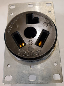 10-30 Receptacle - Dryer Style  - Flush Mount - 240 Volt - 30 Amp