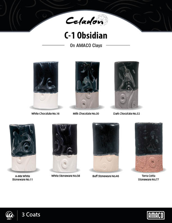 C-1 Obsidian | Seattle Pottery Supply
