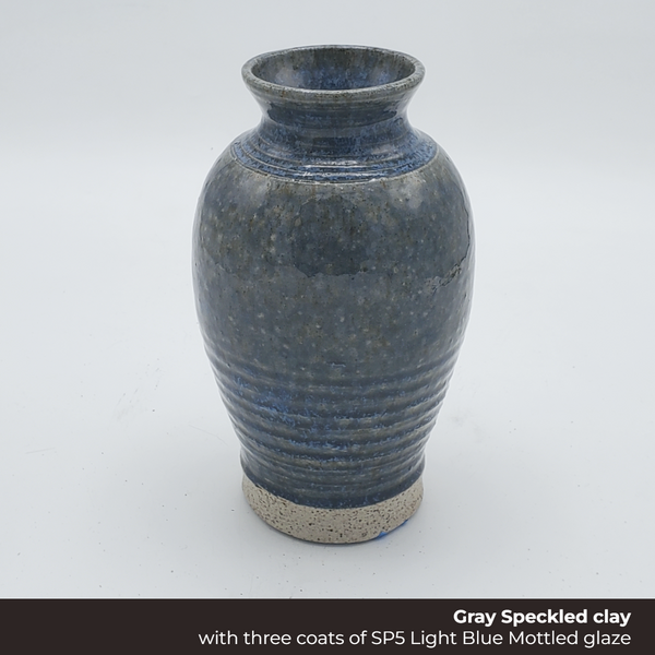 Gray Speckled Pottery Clay