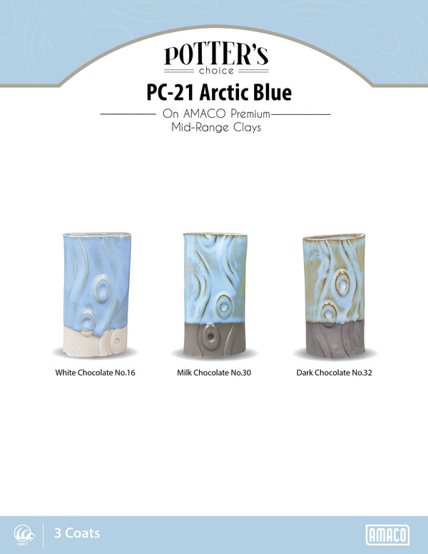 PC-21 Arctic Blue | Seattle Pottery Supply