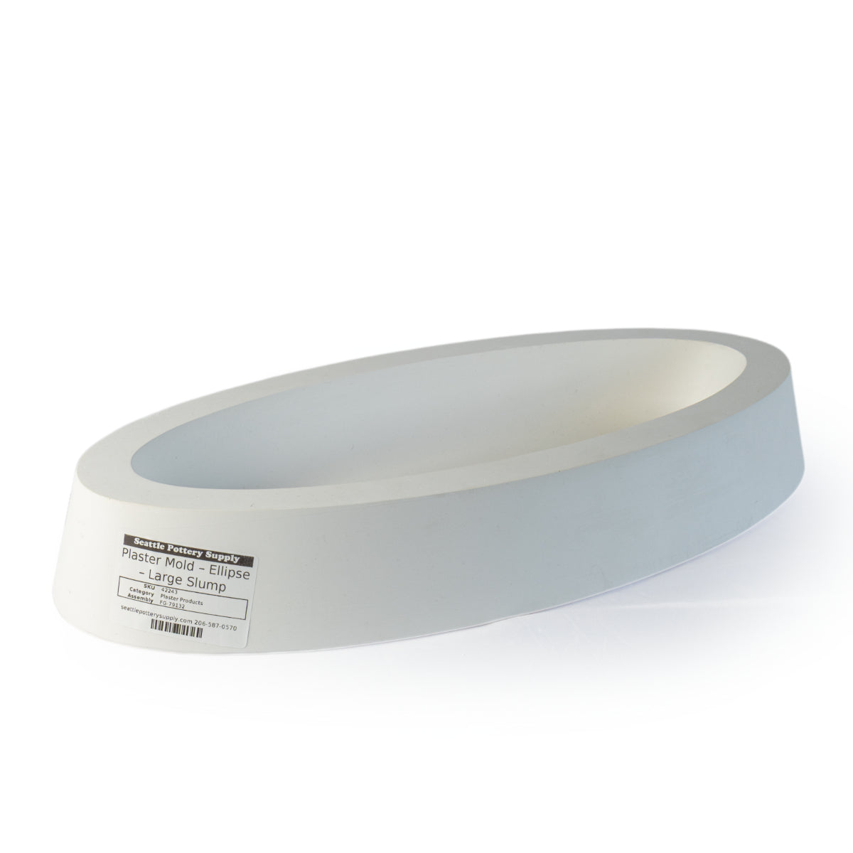 Plaster Mold – Ellipse – Large | Seattle Pottery Supply