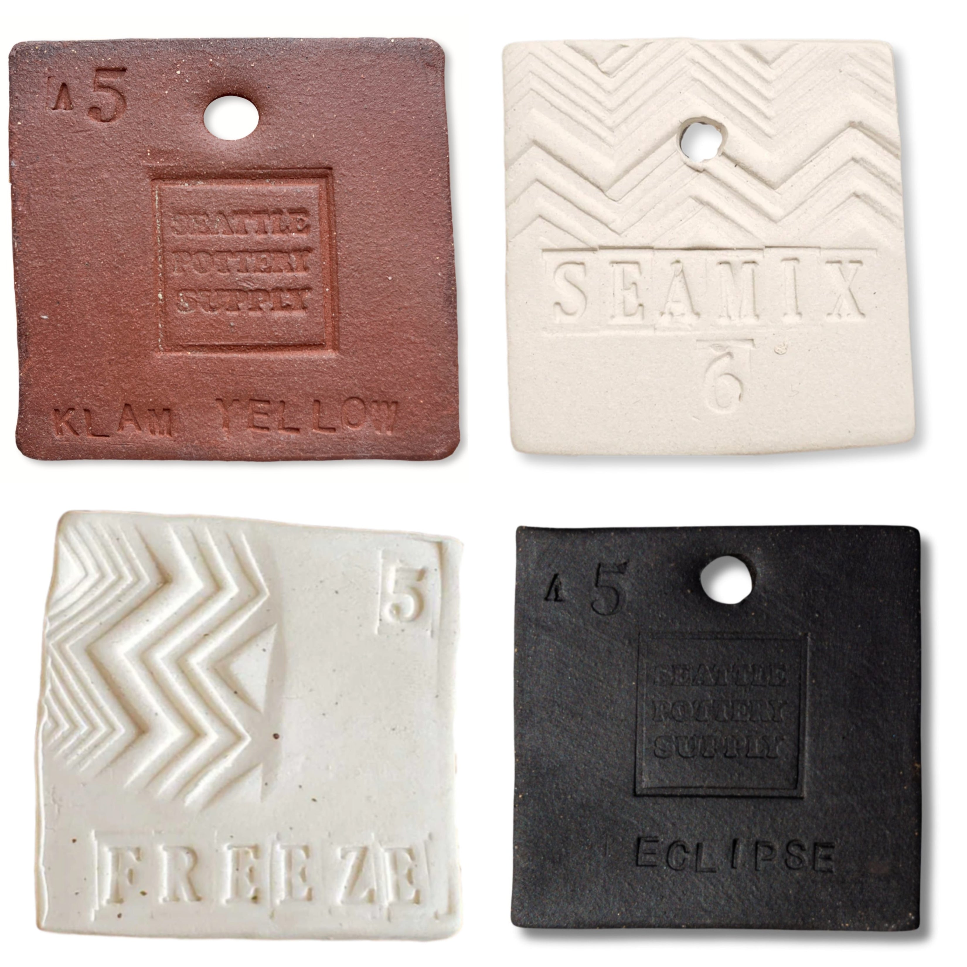 Premium Clay Mid-Range Sample Flight | Seattle Pottery Supply