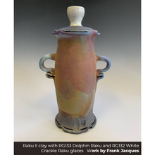 RG132 - White Crackle Raku