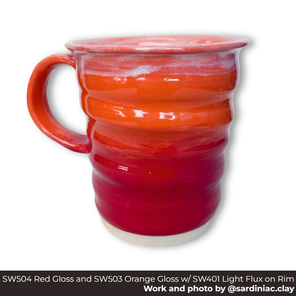 SW504 - Red Gloss | Seattle Pottery Supply