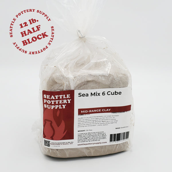 clay potting mix SP648 Sea Mix 6 Mid-Range Pottery Clay