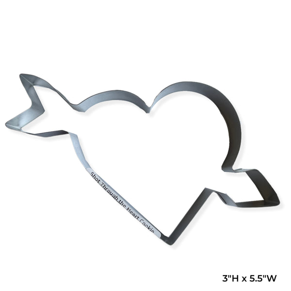 Shot Through the Heart Cookie Cutter