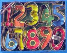 Number Cookie Cutters (Set of 10)