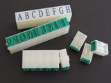 Letter Stamps, Set of 26, 3/16in