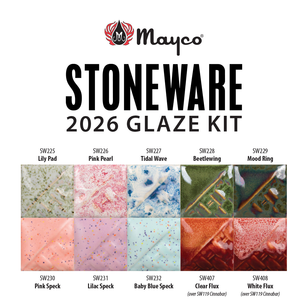 Mayco Stoneware 2026 Glaze Kit | Seattle Pottery Supply