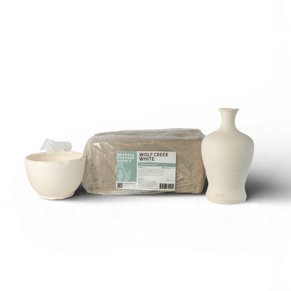 SP570 Wolf Creek White Pottery Clay | Seattle Pottery Supply