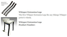 Leg Extensions for Shimpo Whisper