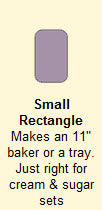 Pure & Simple Small Rectangle