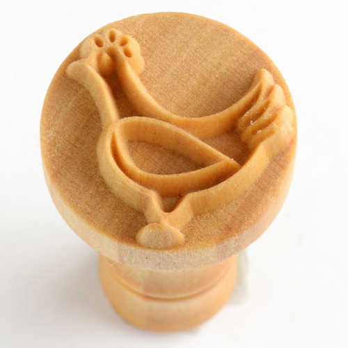 MKM Pottery Tools Scm 1 inch Medium Cat Paw Print Pottery Stamp