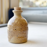 A jug made out of A test tile of Seattle Pottery Supply's Fool's Gold Speckled Pottery Clay