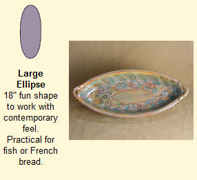 Plaster Mold – Ellipse – Large | Seattle Pottery Supply