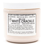 RG132 - White Crackle Raku